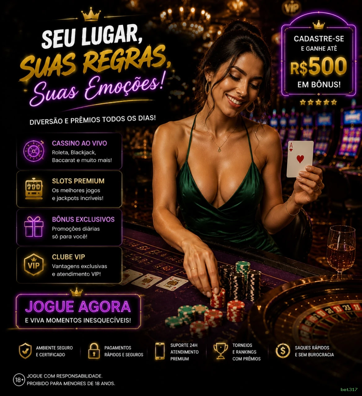 Apostas de Futebol - Brasileirão, Champions League, Copa do Mundo